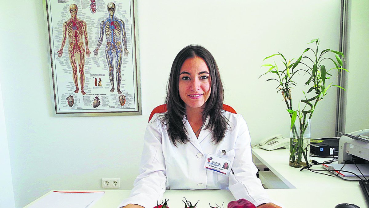 Malen Dobarro Aguirre, nutricionista y dietista, HLA Mediterráneo.