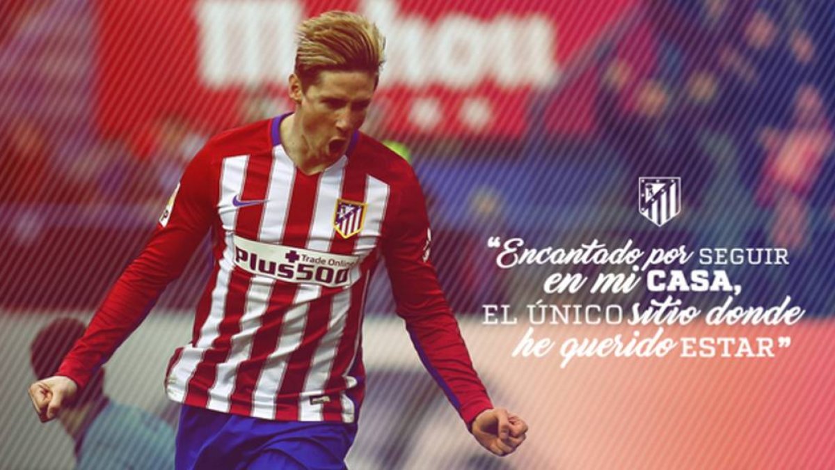 Fernando Torres seguirá disfrutando en el Atléti.