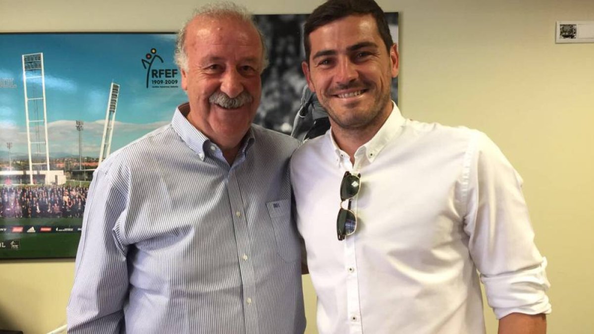 Del Bosque y Casillas serán amigos para siempre.