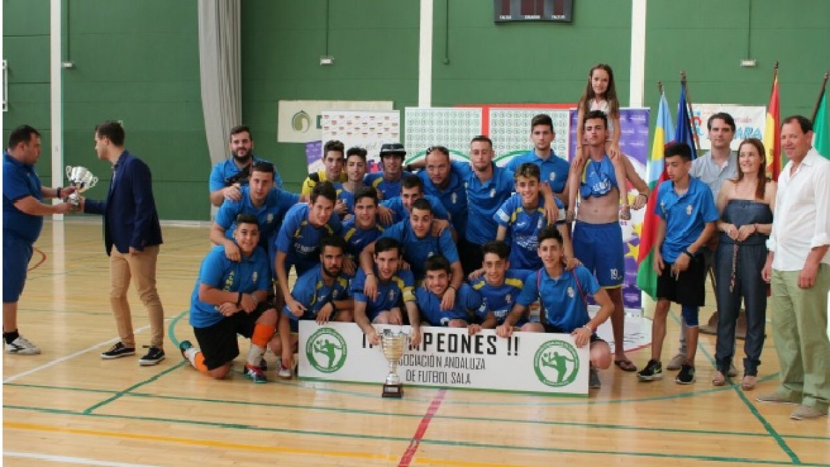 Los campeones de Andalucía.
