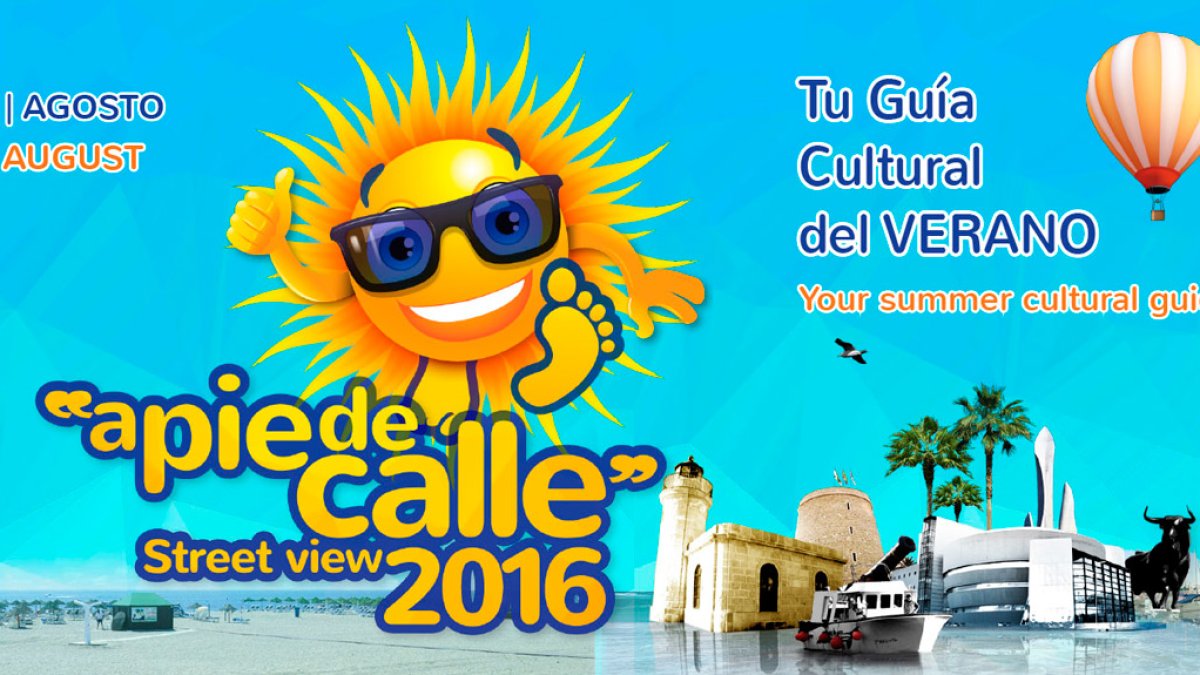 Cartel del Programa A pié de Calle 2016 de Roquetas de Mar