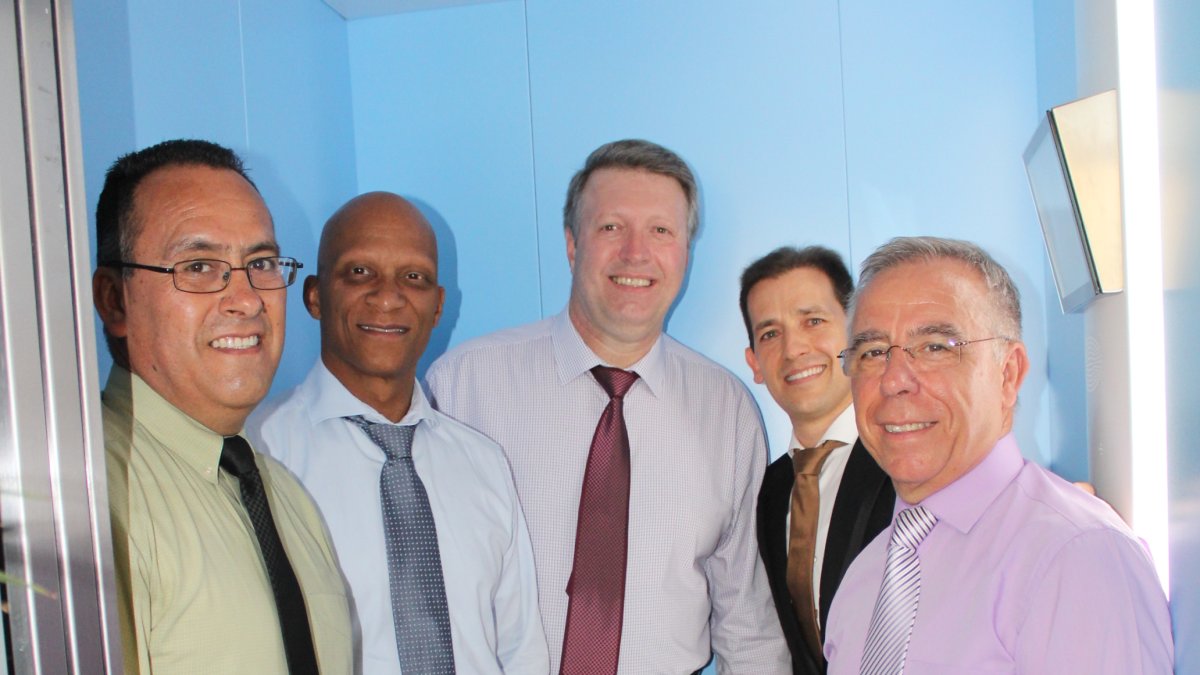 Heriberto Lapizco, pastor en Roquetas; Evert Valk y Kenneth, pastores en Holanda; Alberto Maleno, pastor en Almería y Julio Moralejas, lo fue 20 años