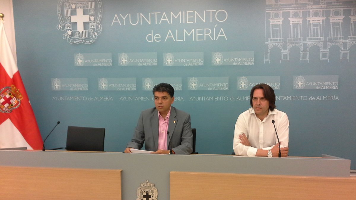 Miguel Cazorla y Rafael Burgos, concejales de Ciudadanos.