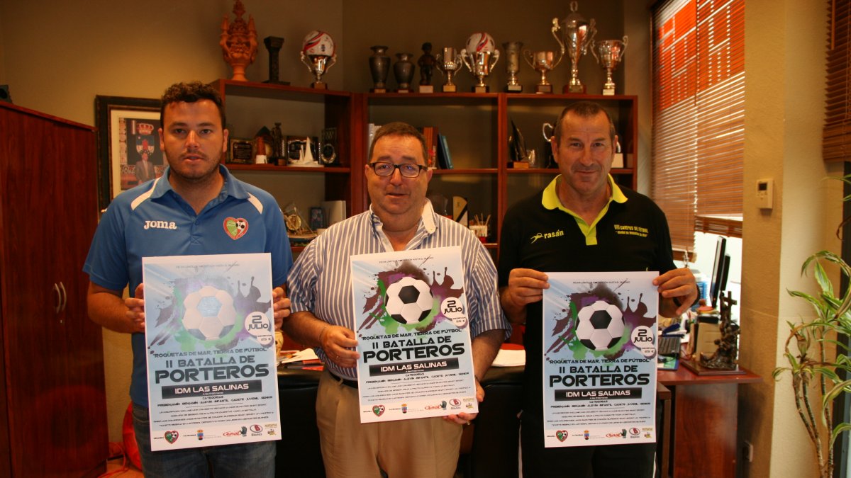 Álex López, José Juan Rubí y Jesús Gualda.