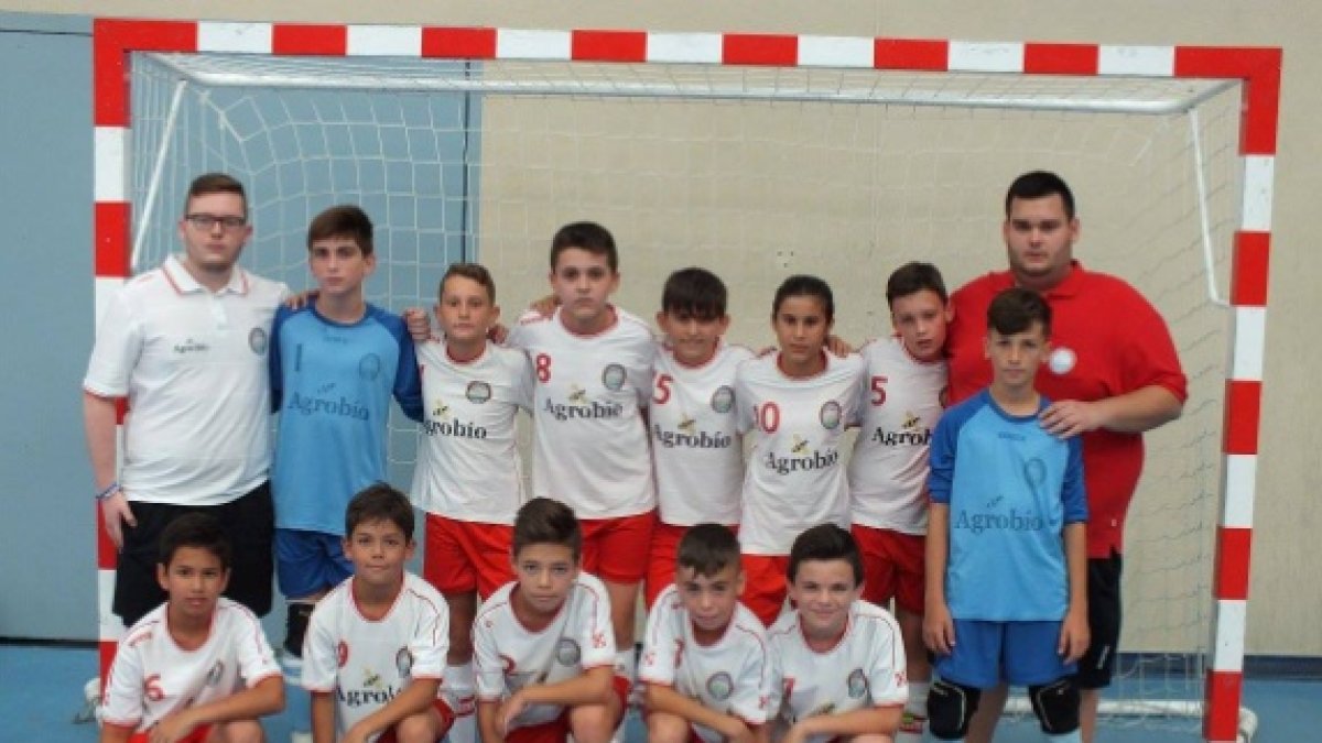 Los alevines brillaron en el torneo.
