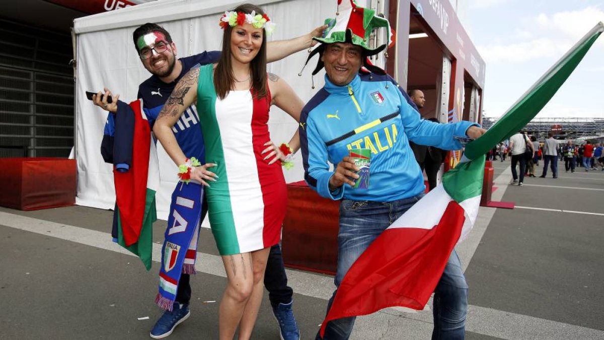 Los Tifosi no lo tiene claro ante España.