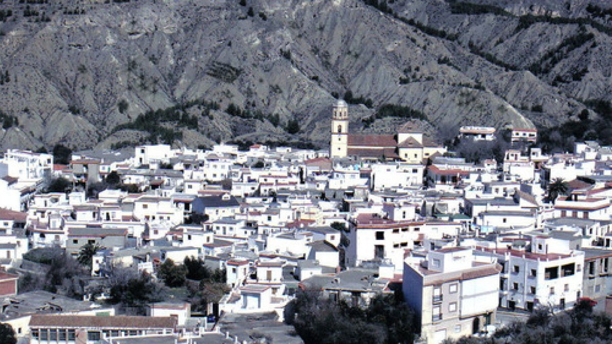 Vista panorámica de Alcolea, donde ha ocurrido el accidente.