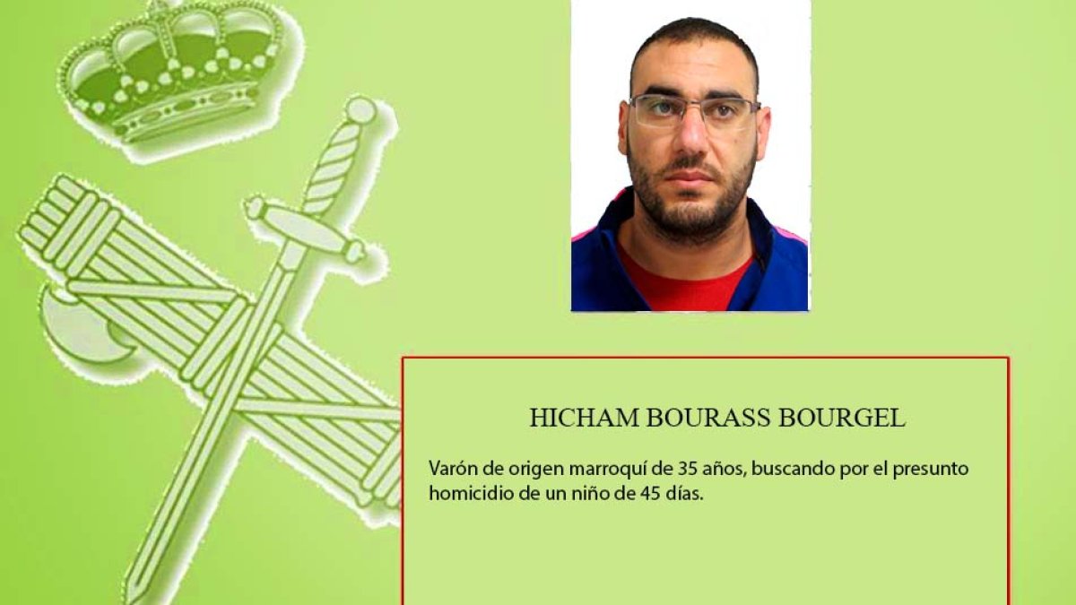 Imagen del padre, difundida por la Guardia Civil