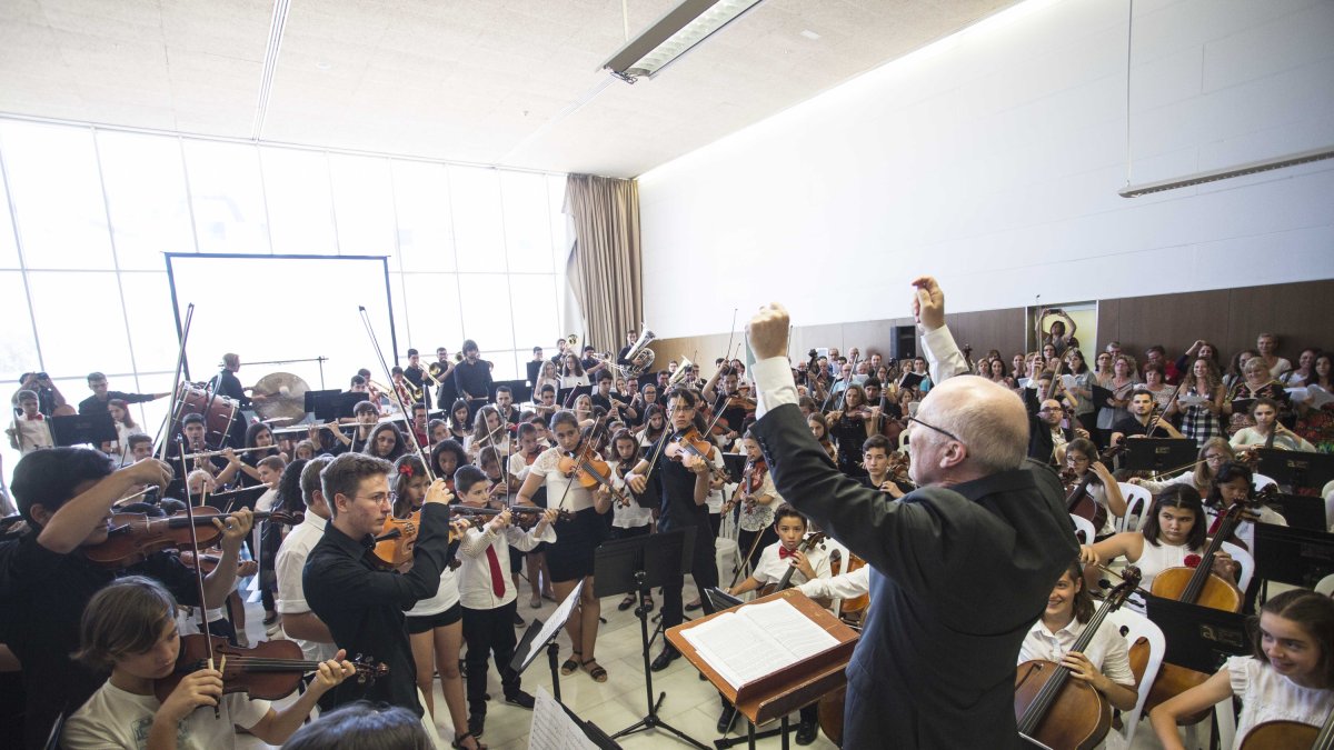 La OCAL durante la jornada de puertas abiertas celebrada el pasado sábado 18.