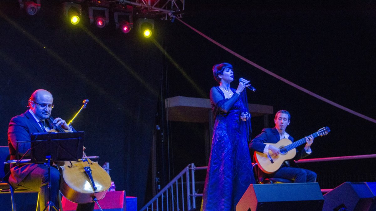Minha Lua en su recital del domingo.