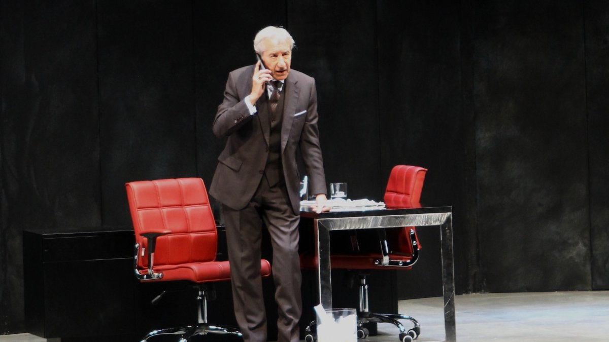 José Sacristán, en la obra ‘Muñeca de porcelana’.