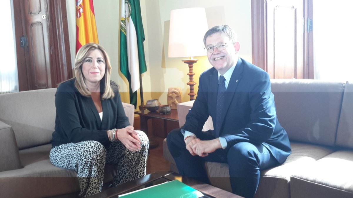 Susana Díaz y Ximo Puig, reunidos en Almería.