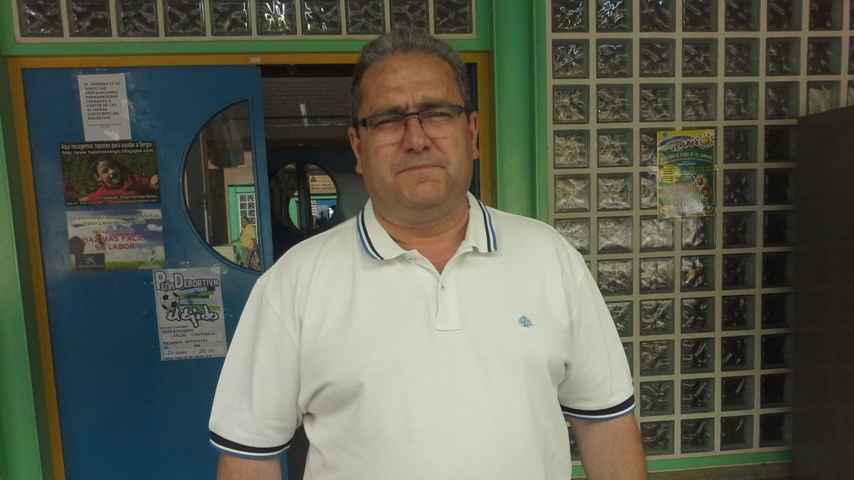 Vicente Puertas el sábado en Santo Domingo.