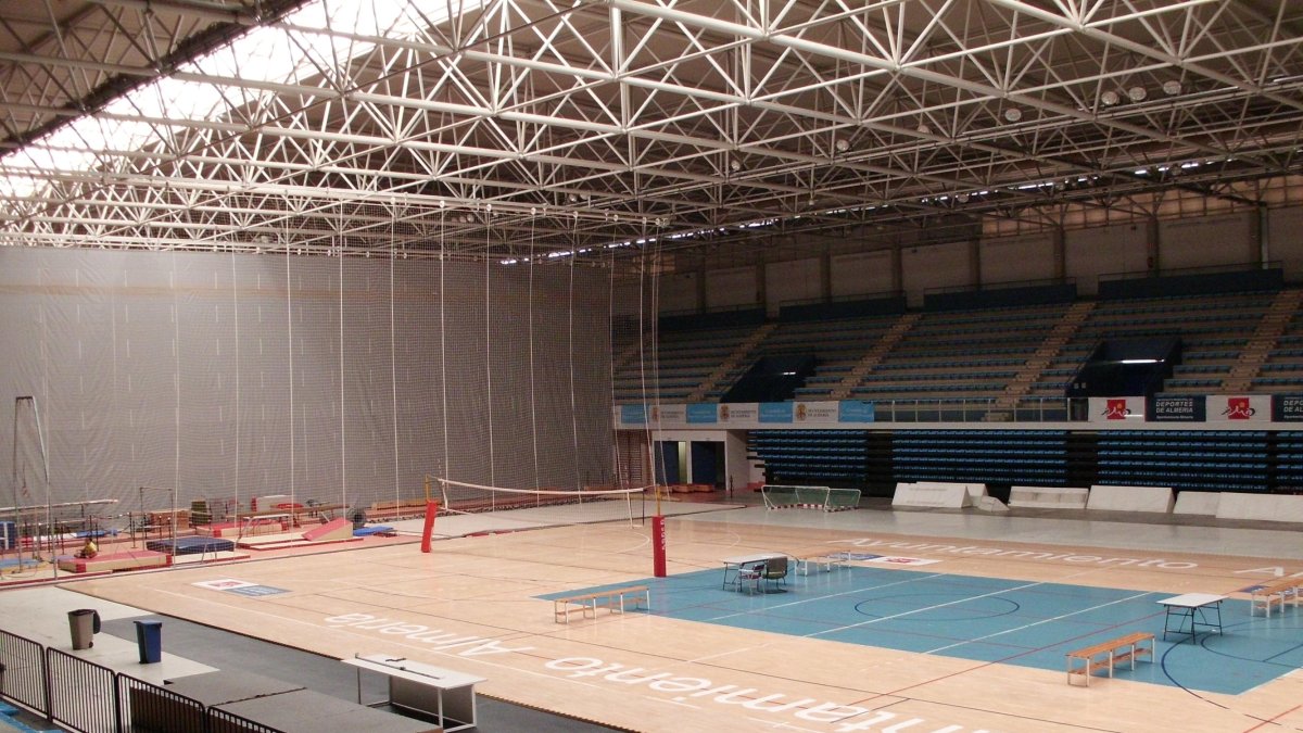 Imagen de archivo del interior del Pabellón de los Juegos Mediterráneos.