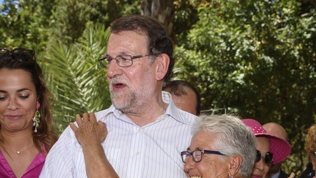 Muestra de cariño a Rajoy en Aguadulce.