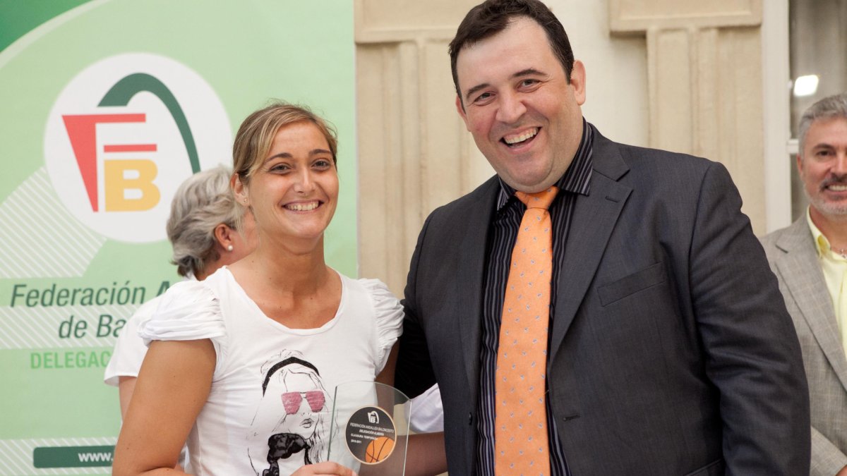 José Francisco Cara con Desiré del C. B. Roquetas.