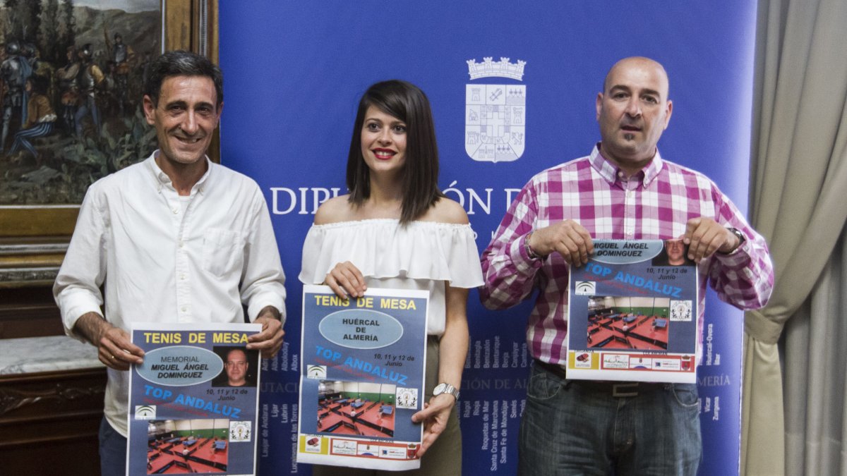 Presentación del torneo de Tenis de Mesa.
