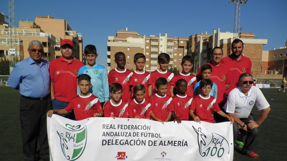 Foto de familia de la Selección de Almería.