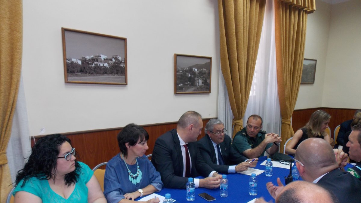 Junta de Seguridad celebrada en Cuevas.