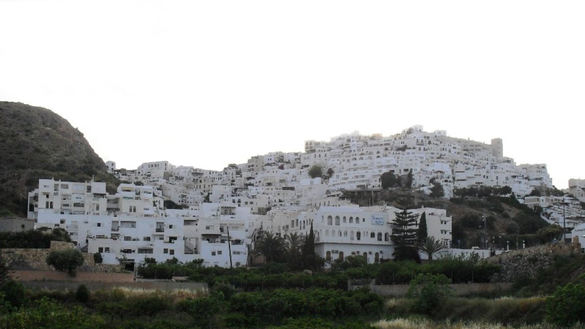 Vista general de Mojácar pueblo.