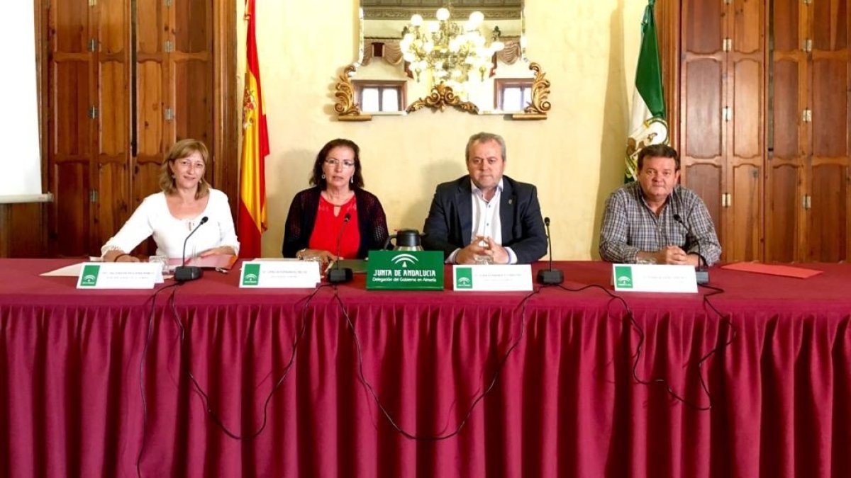 Rueda de prensa ofrecida esta mañana en la capital.