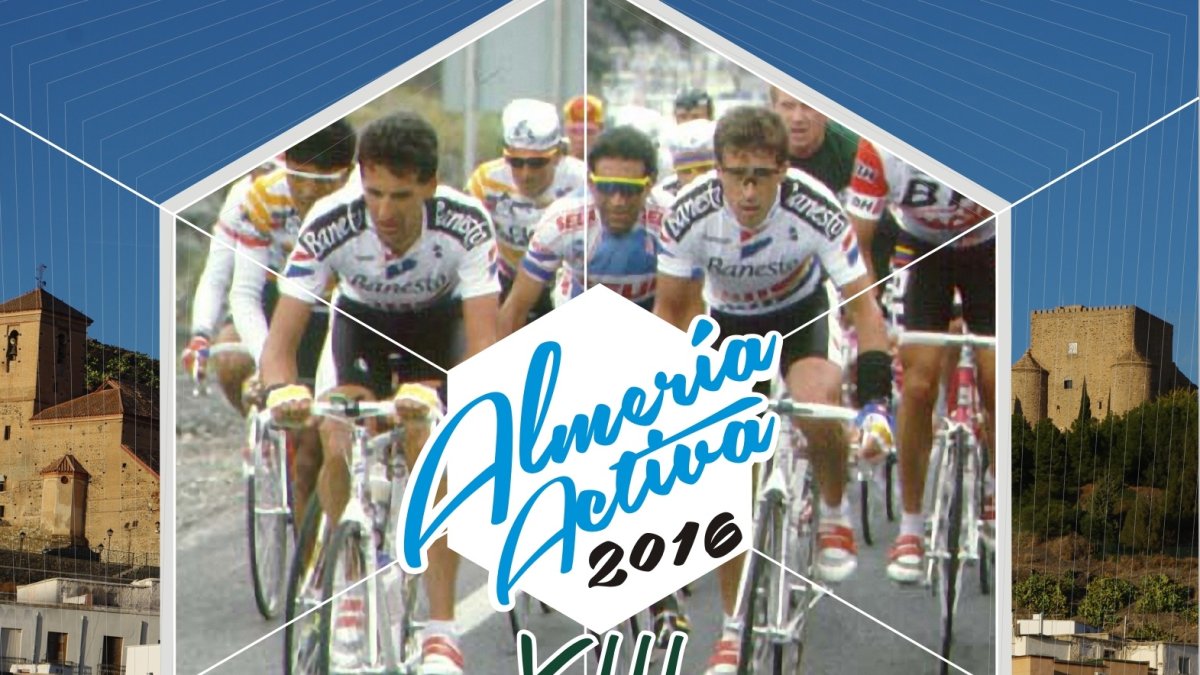 Cartel de la ruta ciclodeportiva.