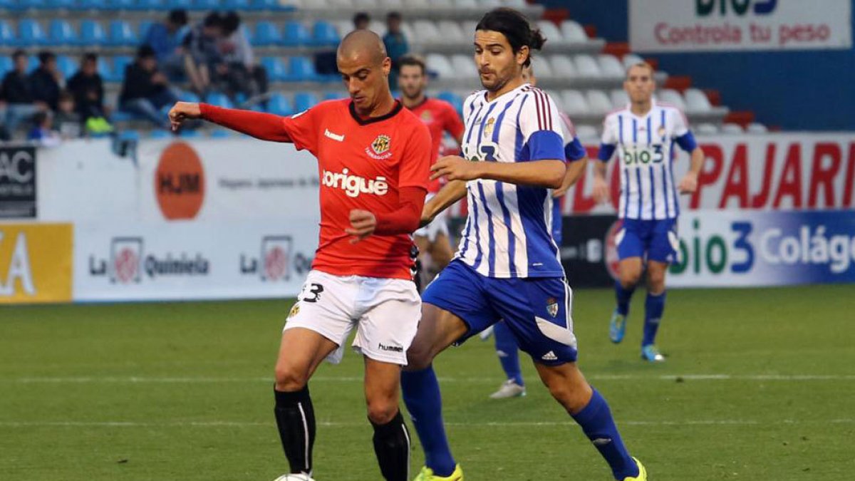 Andy en el partido frente al Nástic.