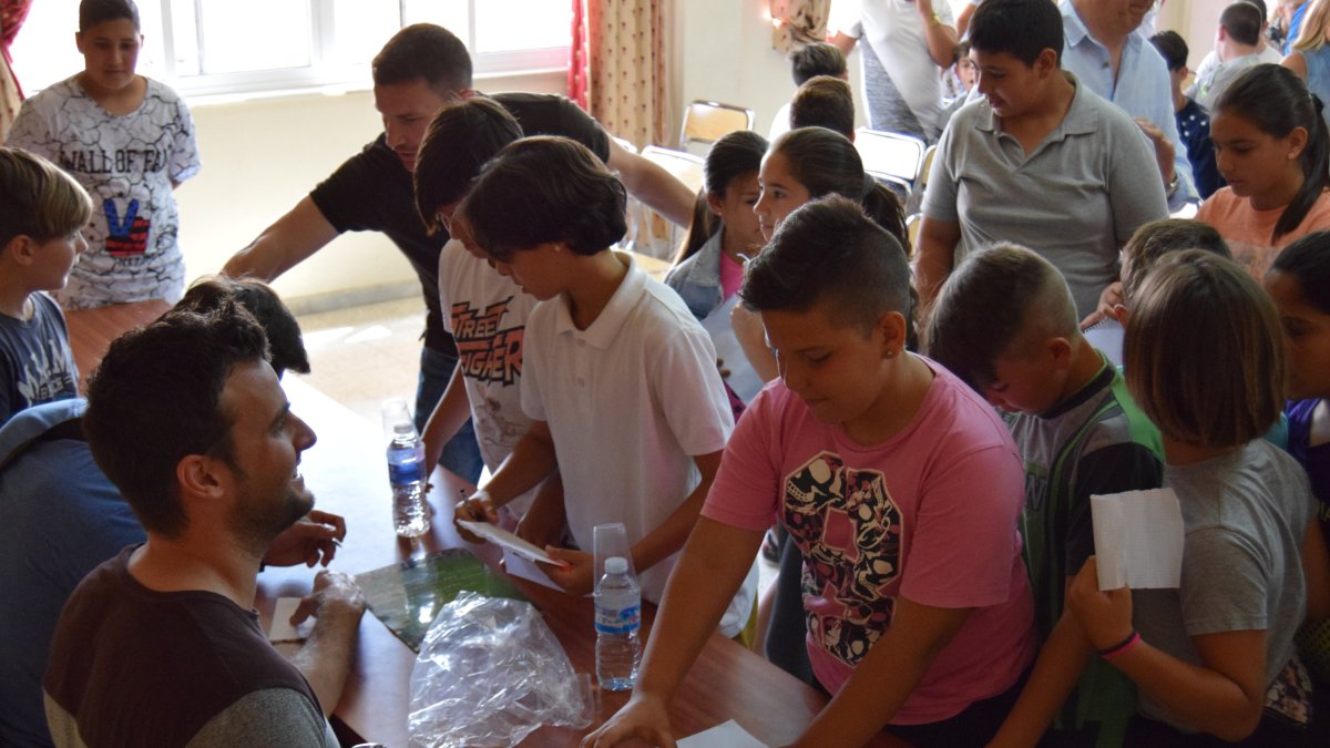 La jornada con los campeones fue una fiesta.