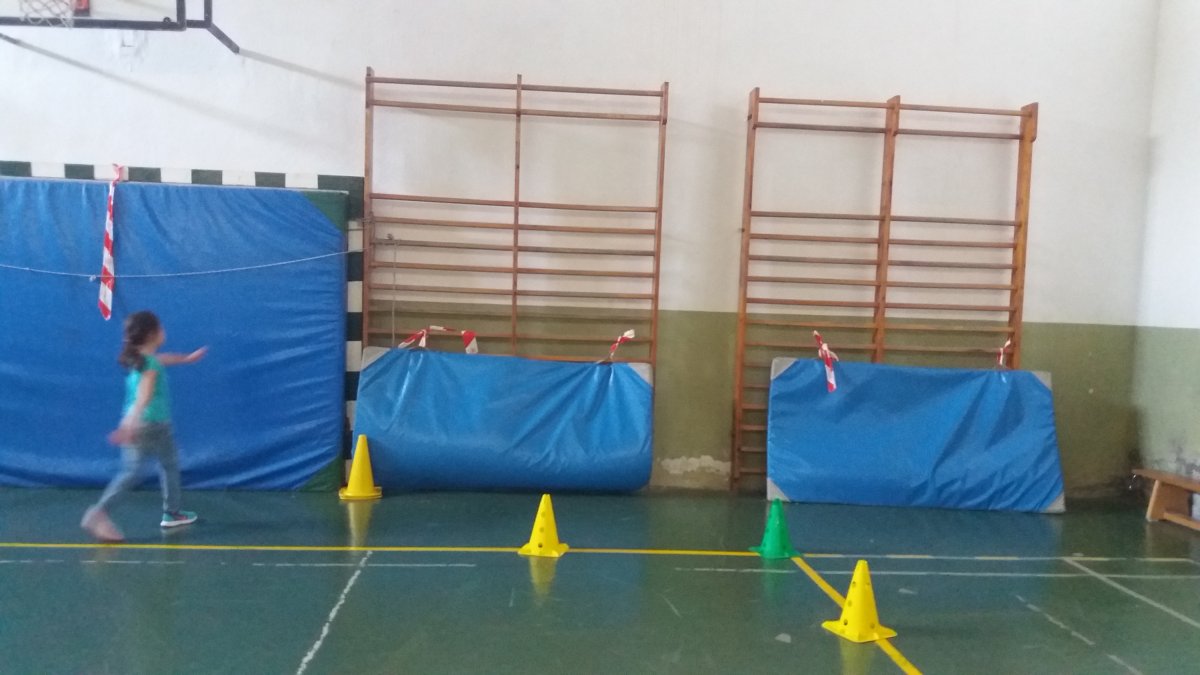 Humedades en el gimnasio del CEIP Francisco de Goya.