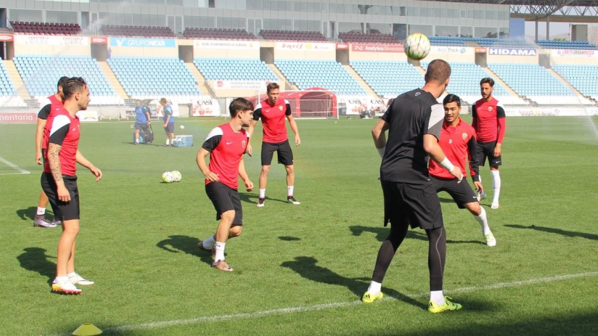 El equipo ha entrenado este domingo.