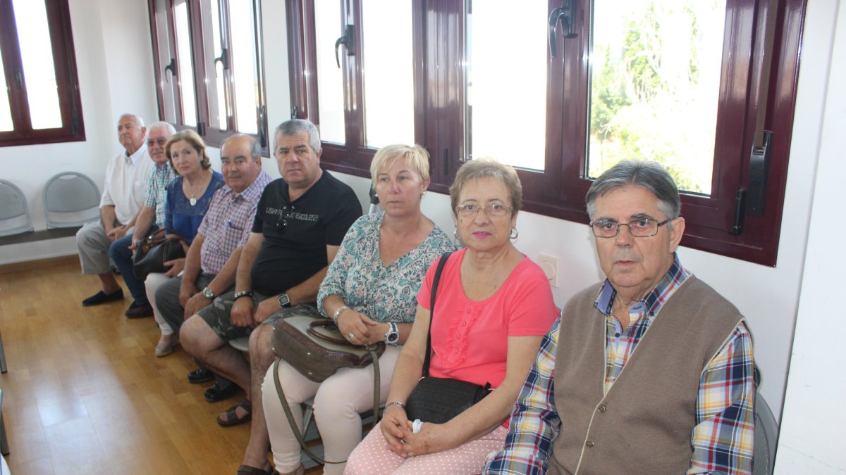 La Asociación de Vecinos Antonio de Torres, de La Cañada, con su presidenta, María Lozano, a la cabeza.