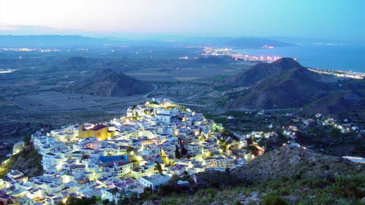 Vista general del municipio de Mojácar.