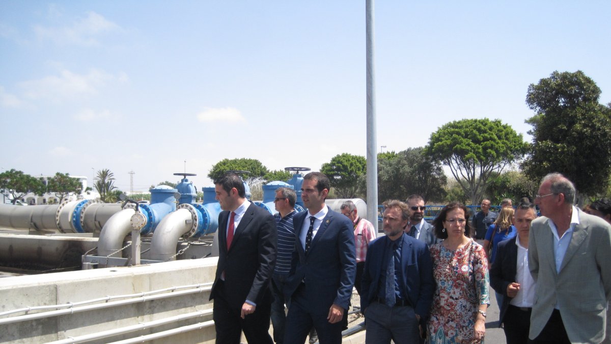 Visita a la ampliación de la depuradora de El Bobar