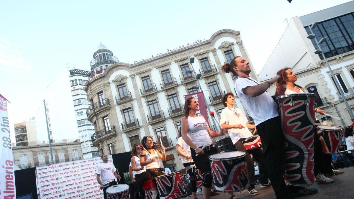 Imagen de una pasada edición de la Noche en Blanco.