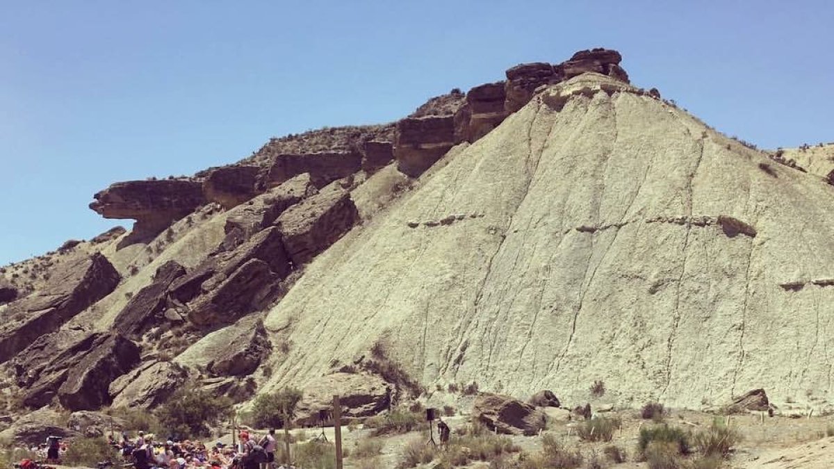 Comida en la rambla del Marchal.