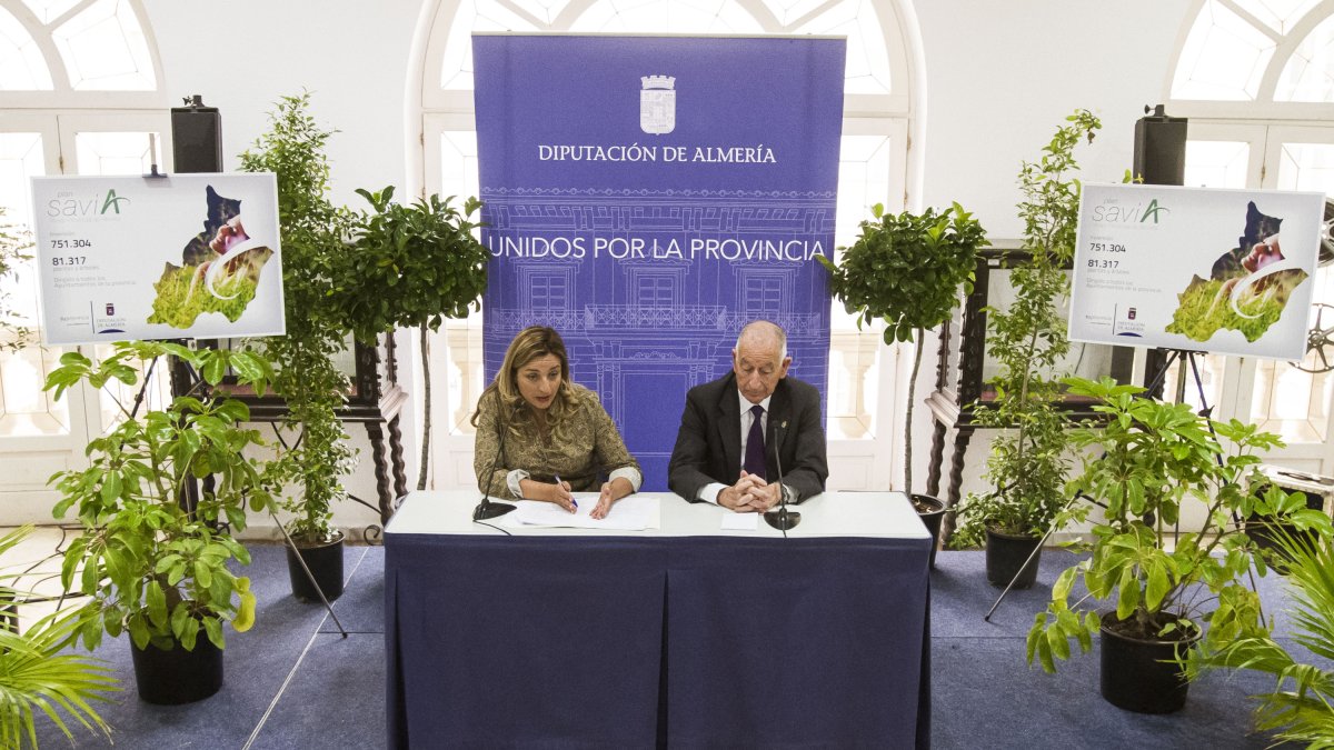 Amat y López Asensio, durante la presentación del Plan Savia para 2016-2017.