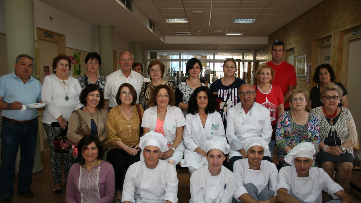 Participantes en el taller de alimentación saludable.