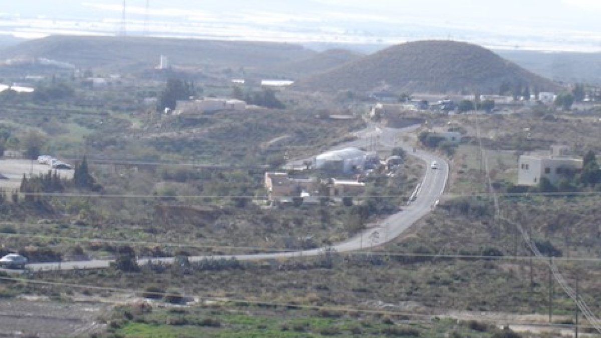 Zona en la que irá el Área Logística de Níjar.