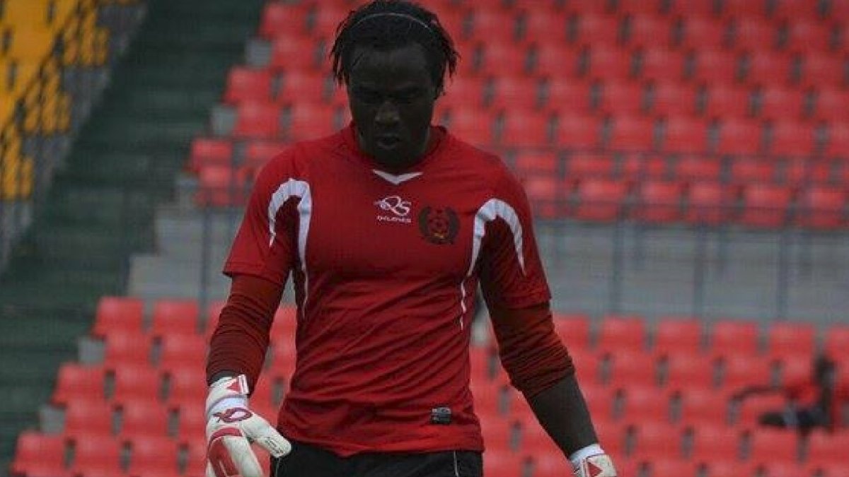 Papa Masse en la concentración de Guinea Bissau.