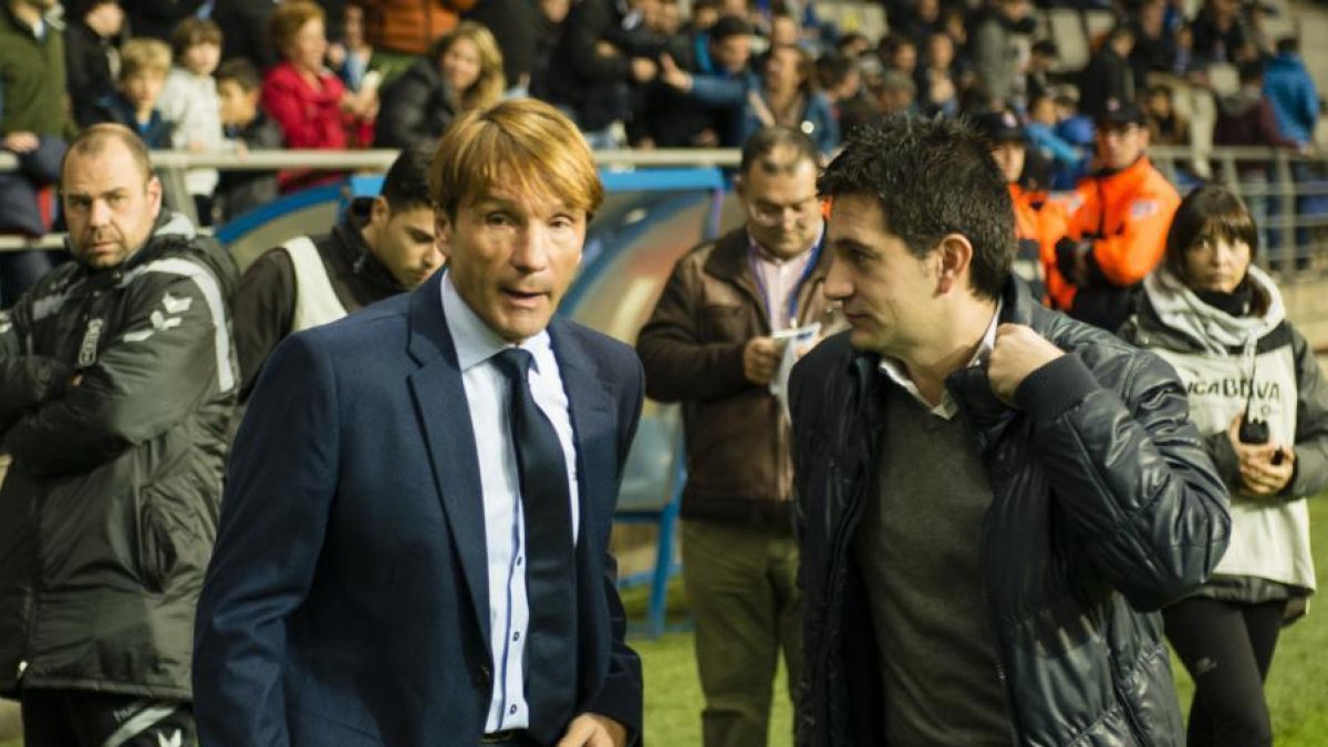 Carrillo en el Oviedo-Almería.