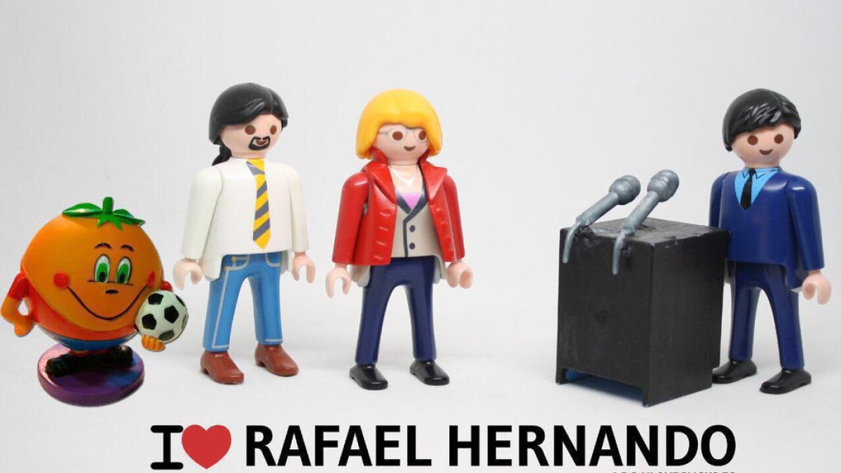 Rafael Hernando y su click de Playmobil