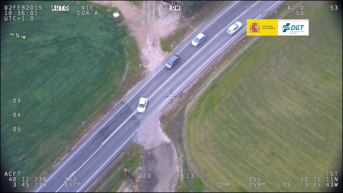 Campaña de vigilancia en carreteras secundarias.