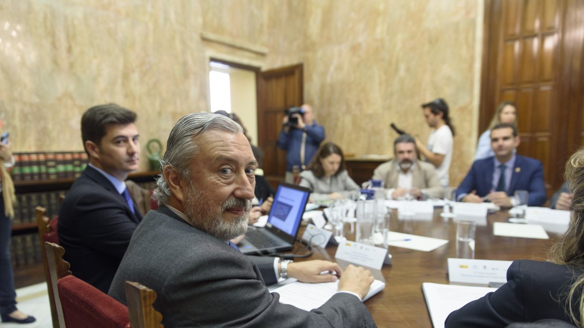 Gómez-Pomar, el pasado jueves en Almería.