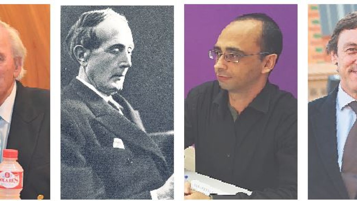 DESDE LA IZQUIERDA, Juan de Dios Ramírez Heredia, José Martínez Azorín, David Bravo y Rafael Hernando.