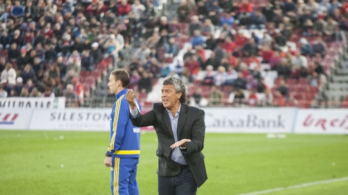 Pipo Goro, ya exentrenador del Almería.