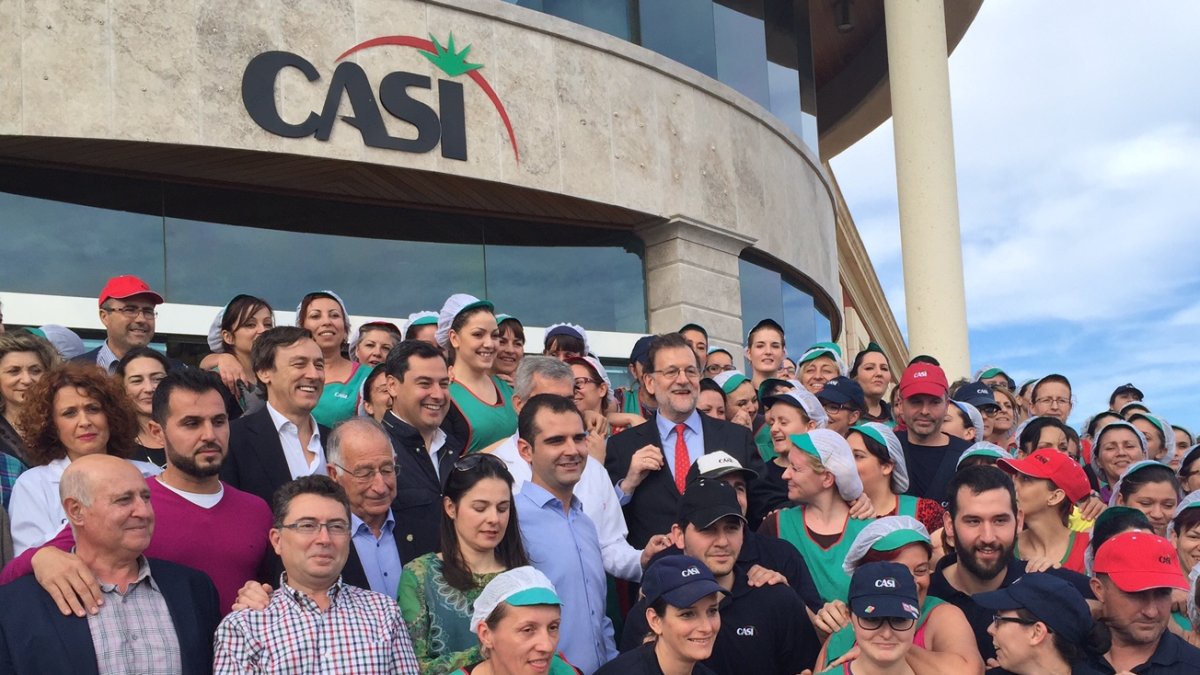 Mariano Rajoy tras visitar las instalacioneas de CASI.
