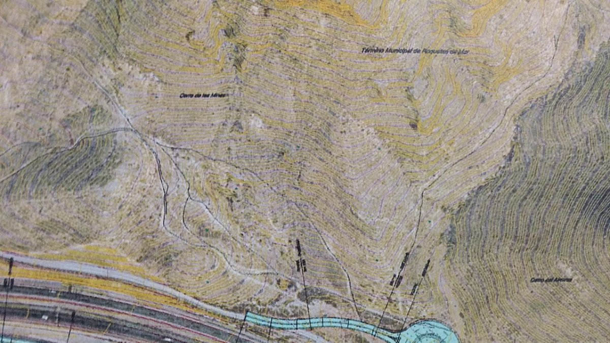 Plano de la zona, incluido en el proyecto, en el que se aprecian los accesos y las dos nuevas glorietas.