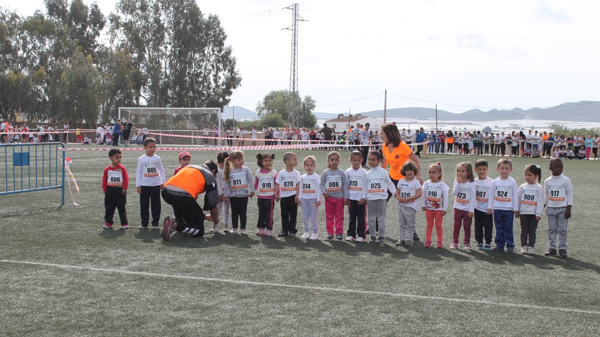Los pequeños preparados para la salida.