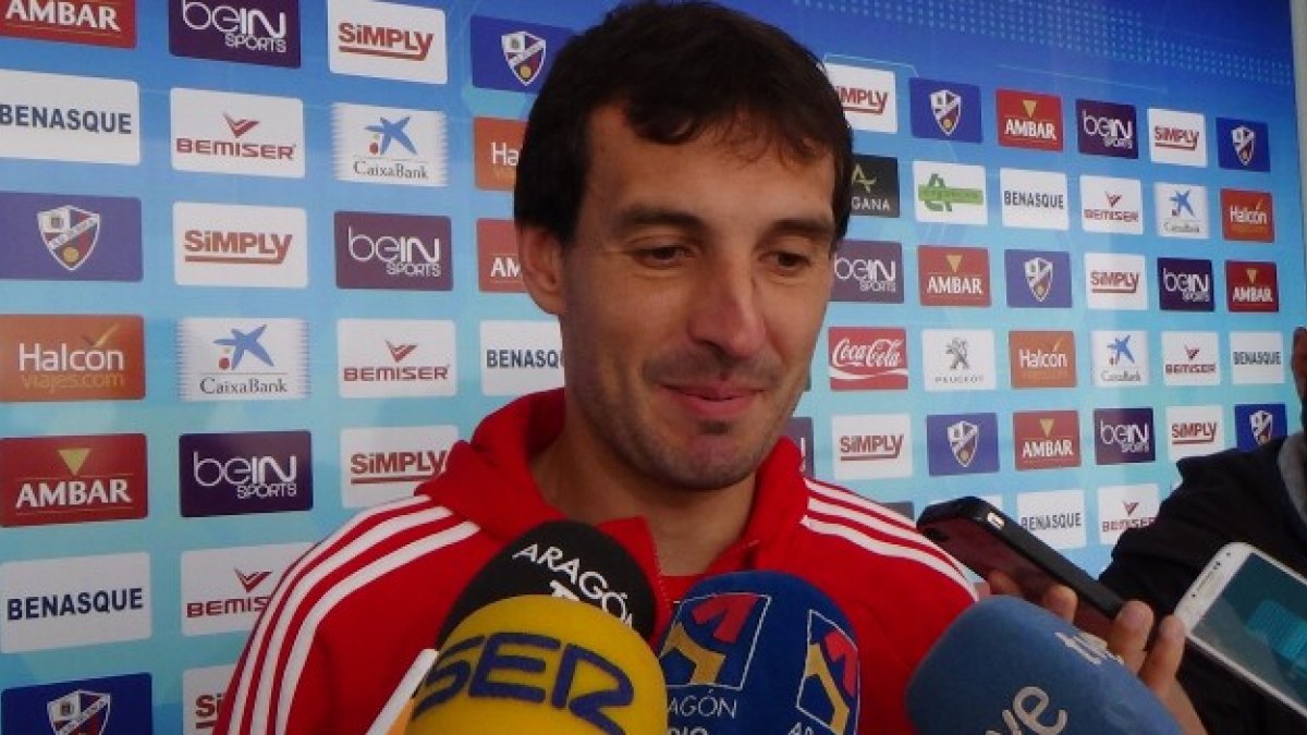 Arruabarrena en rueda de prensa.