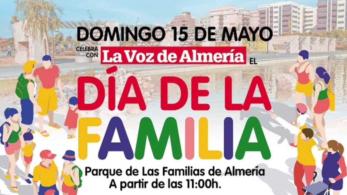 La Voz de Almería celebra por segundo año el Día de La Familia en el Parque de Las Familias.
